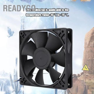 ReadyGo Quạt làm mát cánh nhựa điều khiển tốc độ tự động 12V 0 8A 4Pin (SHLF1212PHE-15)