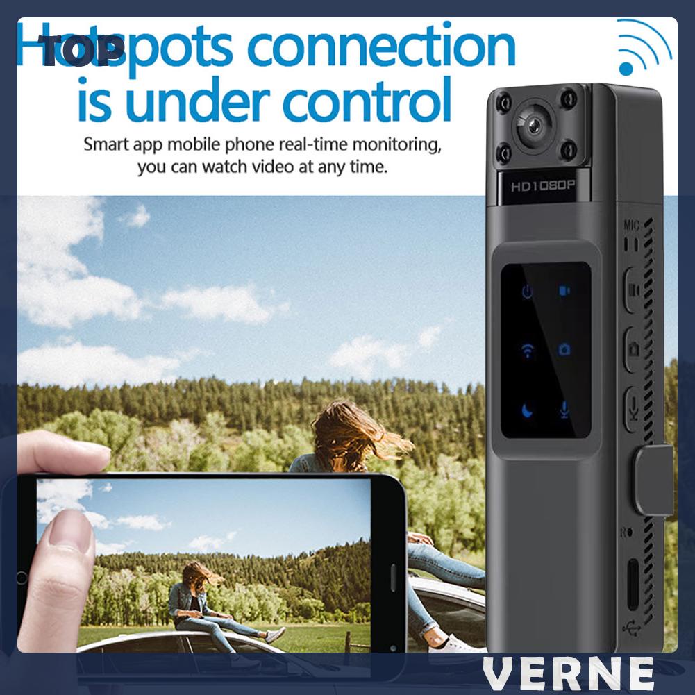 Máy Ghi Hình Kỹ Thuật Số 1080p hd mini wifi Góc Rộng 130 Độ
