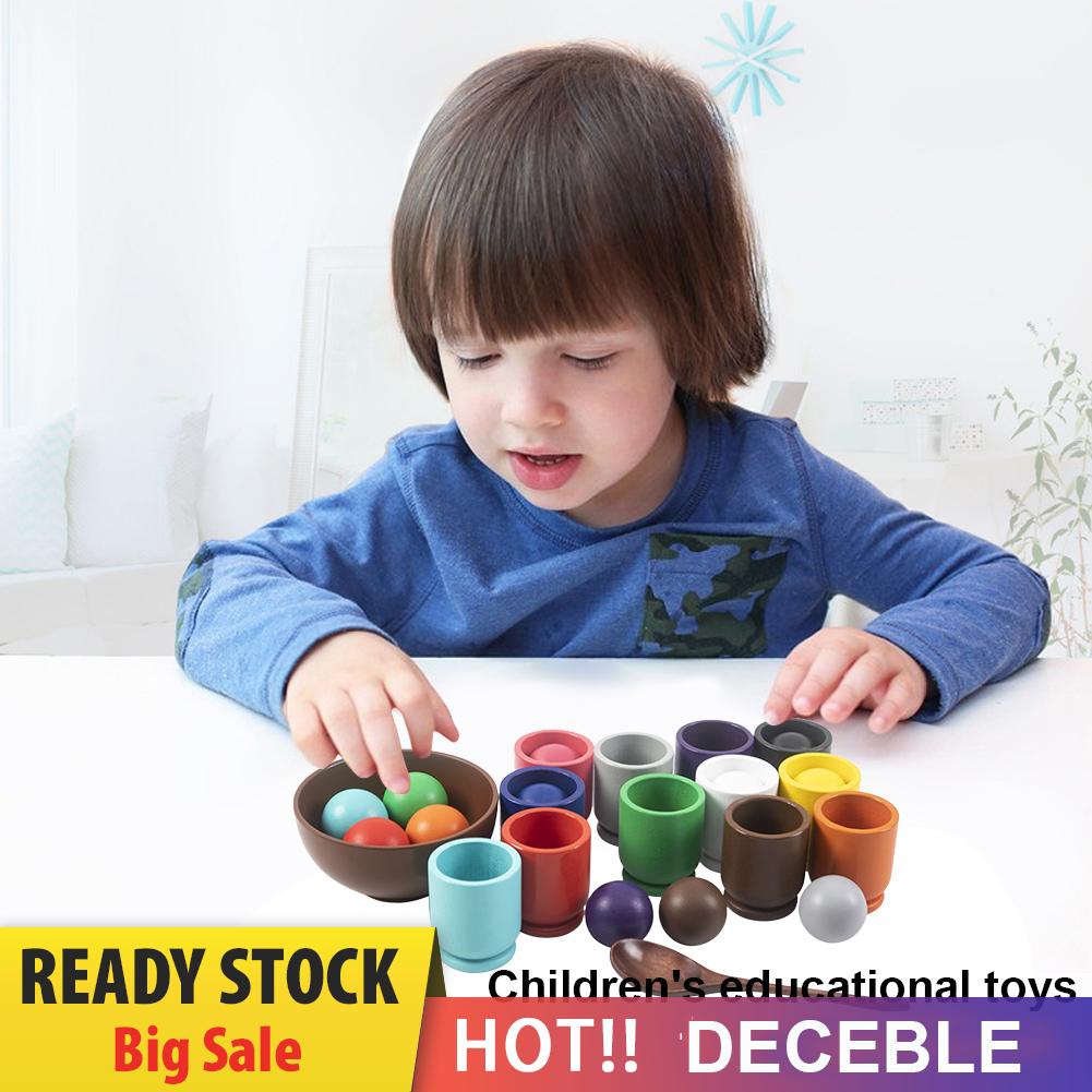 Đồ Chơi Bóng Cầu Vồng Tập Đếm Và Học Màu Sắc Dành Cho Trẻ Em