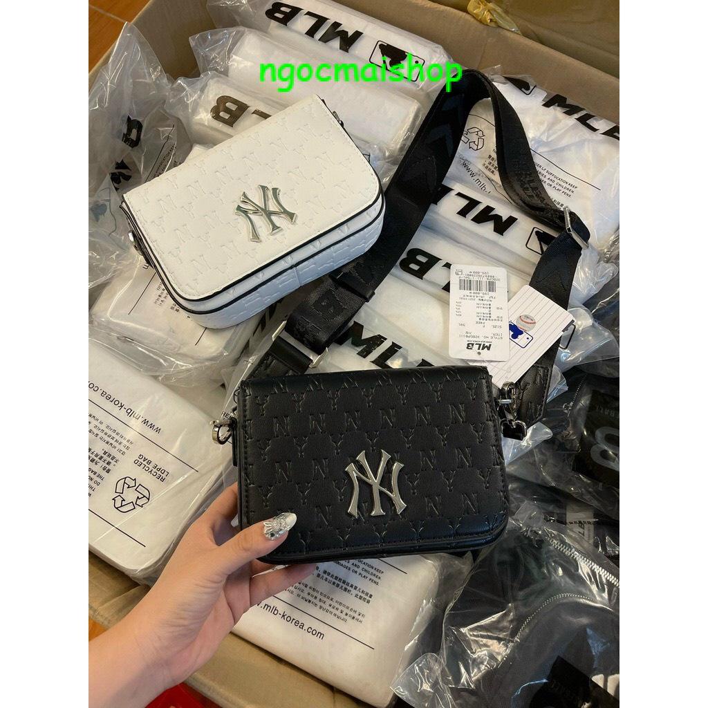 🔥SALE-Túi MLB chữ NY dáng vuông dây đeo bản to size 20 hottren thời trang trẻ  UY TÍN