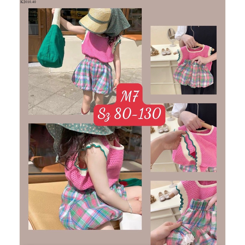 Set bộ bé gái HQ kute