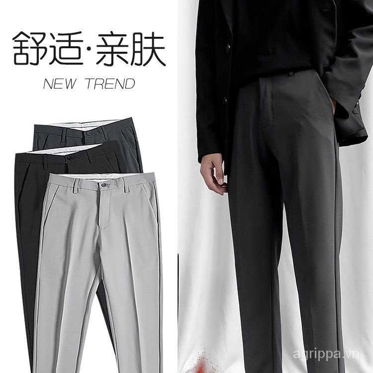 Quần Dài Dáng Ôm Phong Cách Hàn Quốc Thời Trang Thu Đông Mới Cho Nam