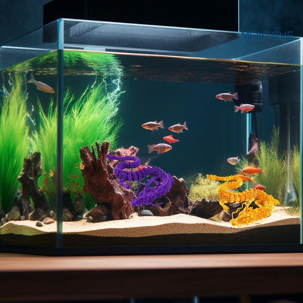 Đồ trang trí Rồng 3d Thủ Công Năm 2024 Dùng Trang Trí Bể Cá / Xe Hơi