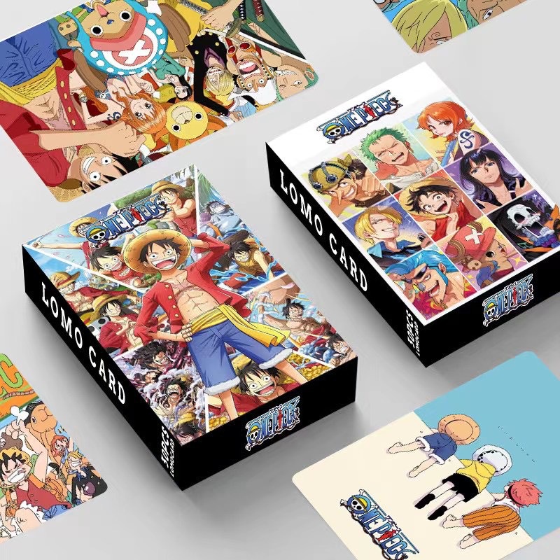ONE PIECE Lomo Card Double-sided Color Printing Monkey·D·Luffy Roronoa Zoro Photocard 30pcs/box