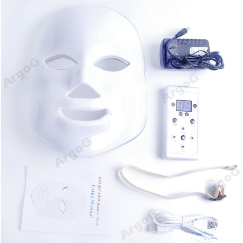 Mặt Nạ Đèn led laser photon 7 Màu Chăm Sóc Da Mặt