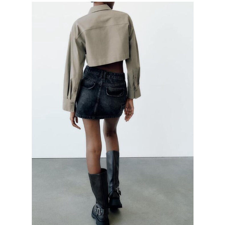 Áo Khoác Gió Hiệu zara Dáng Ngắn Thời Trang Mùa Hè Trẻ Trung 3067032 8738527