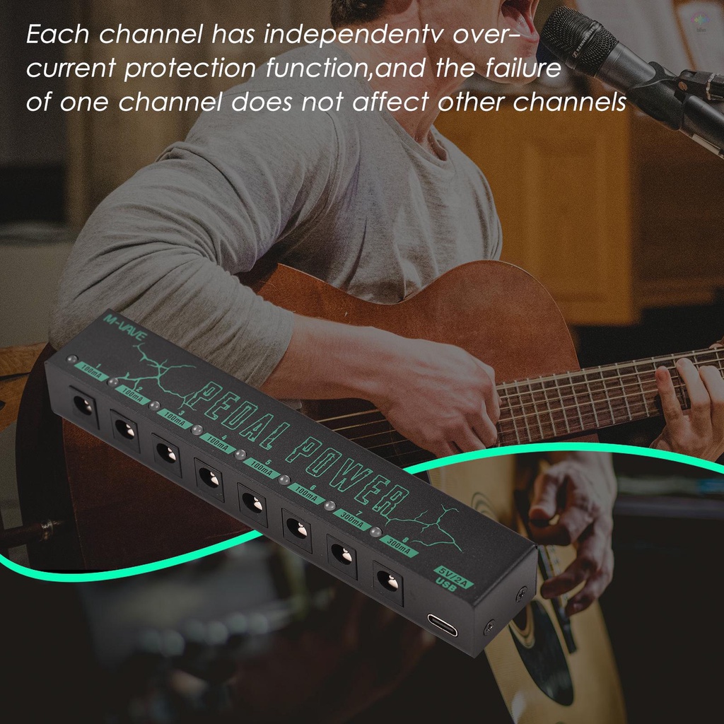ANENG Bộ Nguồn 8 Kênh dc Cho Bàn Đạp Hiệu Ứng Đàn guitar