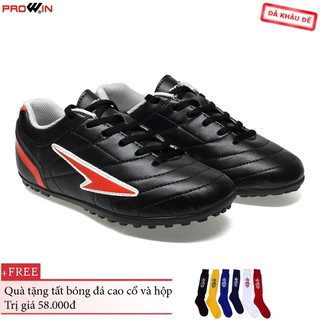 Giày đá bóng Prowin cao cấp trẻ em đen - nhà phân phối chính từ hãng ! !