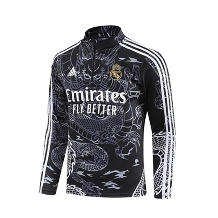 2023-24 Real Madrid LFC Liverpool Jersey Tiêu Chuẩn Jersey Áo Tập Bóng Đá Nửa Dây Kéo JerseyII Áo Sơ Mi Áo 1: 1