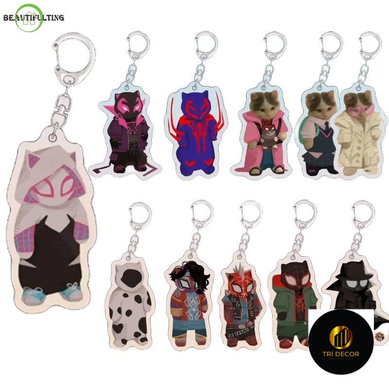 Móc khóa MÈO CHUỐI Banana Cat khóc nhè, mèo Happy Cat trang trí balo, chìa khóa dễ thương cute Mèo méo meo mèo meo