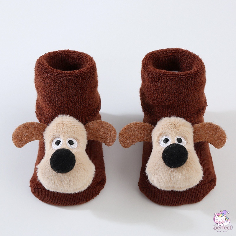 Đôi Vớ cotton Chống Trượt In Hoạt Hình Cho Bé Sơ Sinh
