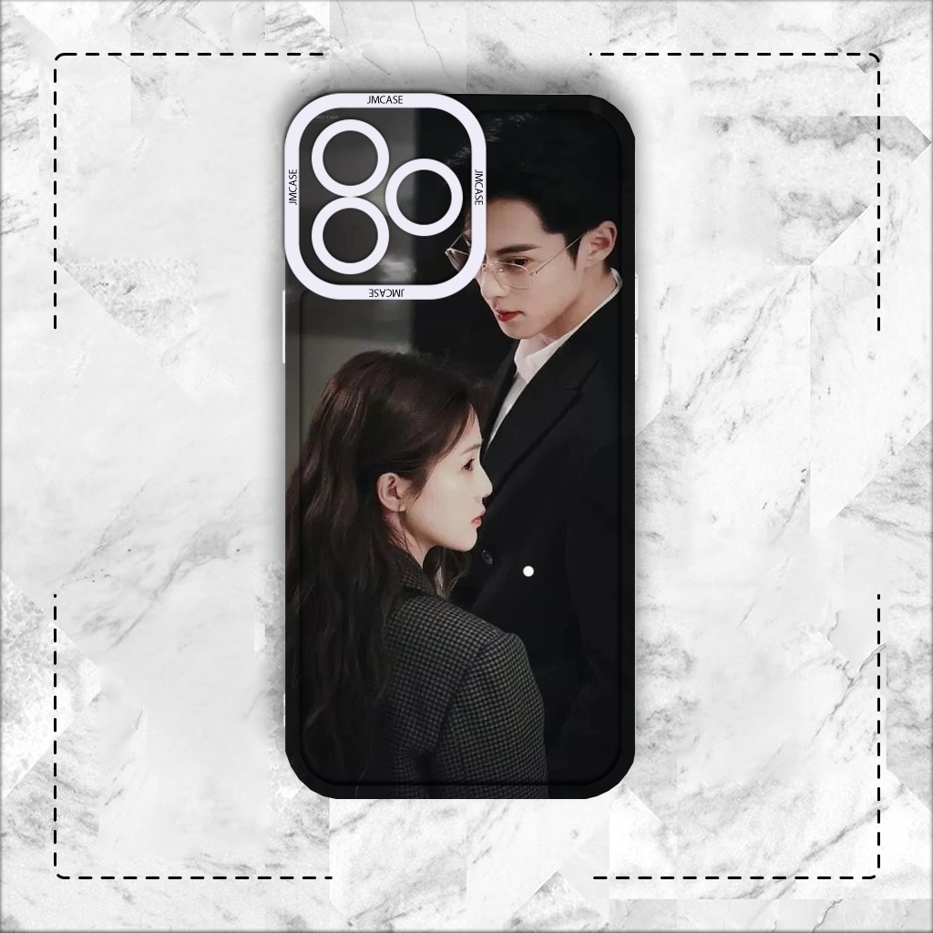 Ốp lưng iphone cạnh vuông Ngôn Tình Dĩ Ái Vi Doanh 8plus/x/xs/11/12/pro/max/plus/promax