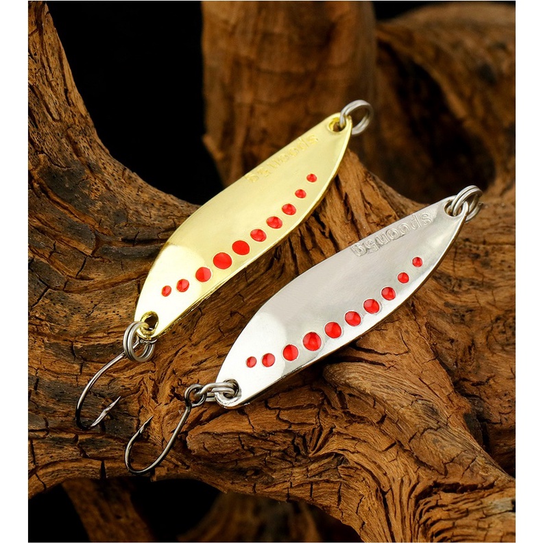 Mồi Câu Lure Thìa Lượn Spoon chuyên câu cá suối, cá mương, câu lure  Anh Khoa Tackle