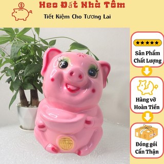 Heo đất,lợn đất tiết kiệm lơ ngồi size đại (giá xưởng) / Heo đất nhà Tôm