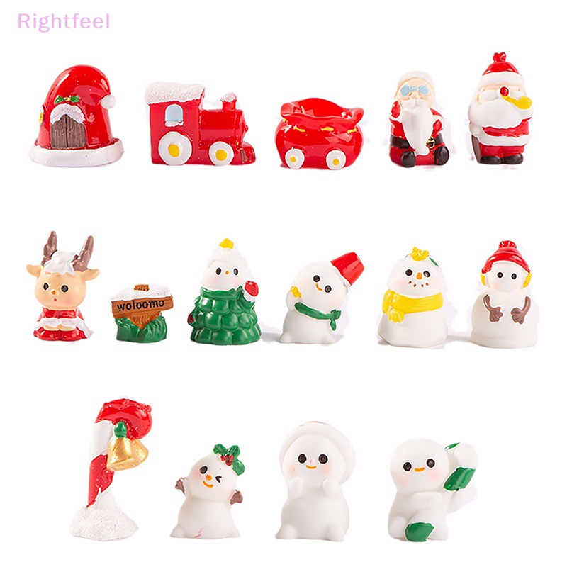 Đồ trang trí Ông Già Noel mini Trang Trí Tiểu Cảnh / Xe Hơi Mới