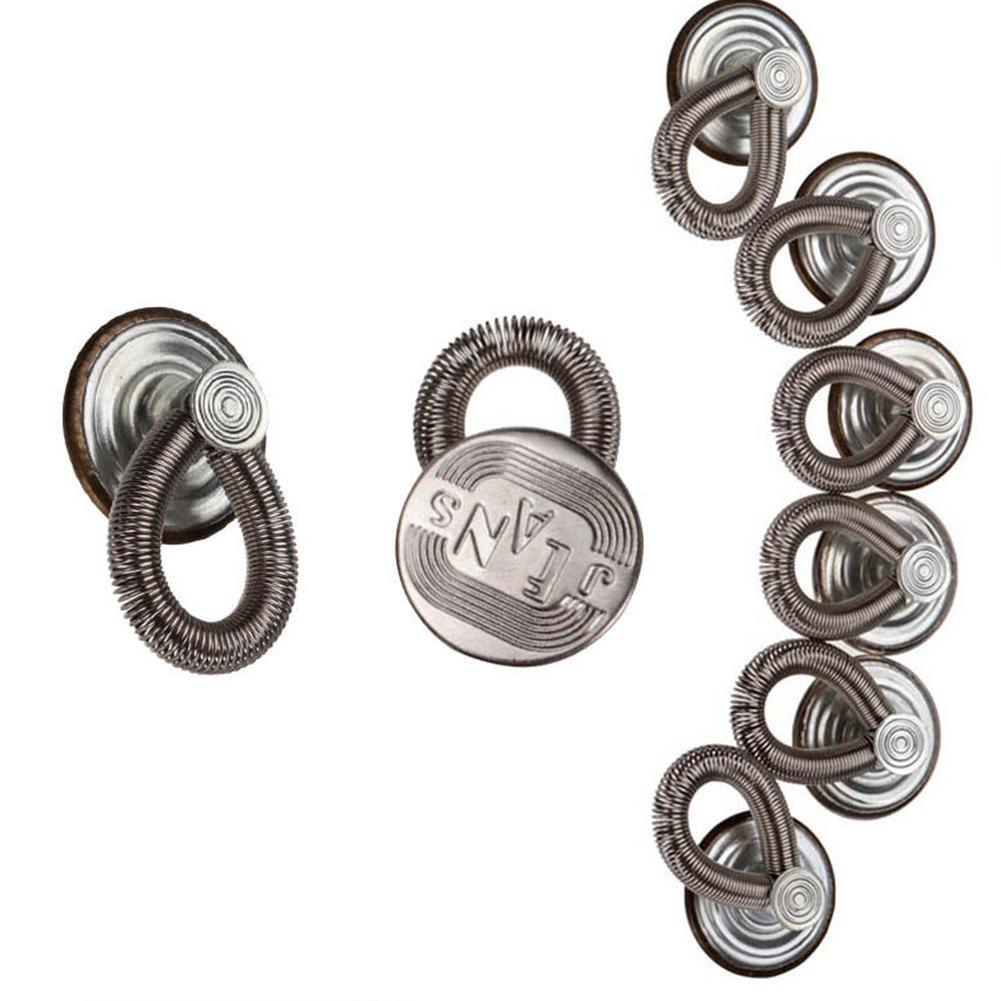 Dây Thắt Lưng Co Giãn Có Nút Kim Loại Điều Chỉnh Được Cho Quần Jean f2z0