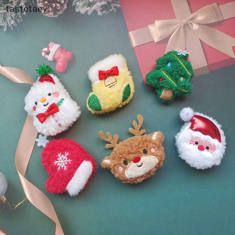 Tast Ghim Cài Áo Chủ Đề Giáng Sinh Hoạt Hình Đáng Yêu Sang Trọng Hình Người Tuyết Ông Già Noel Nai Sừng Tấm Quà Tặng Trang Trí Giáng Sinh en