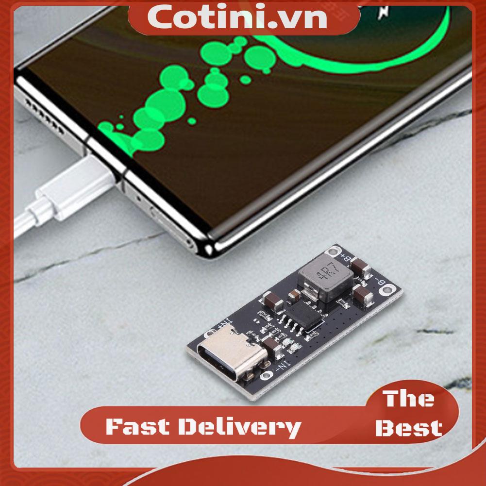 Bảng Mạch Quản Lý Sạc Từ 3a 5v Sang 4.2v 4.35v type c Cho Máy Tính