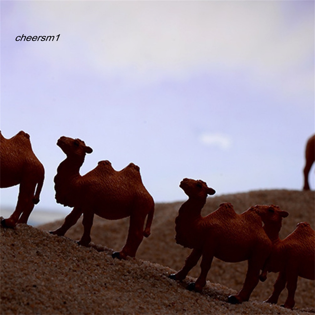 Tượng Lạc Đà Bằng Nhựa Sống Động Tinh Tế Trang Trí Phong Cảnh