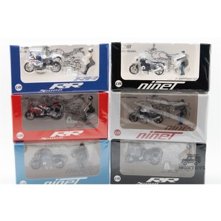 Mô Hình Xe Mô Tô CM S1000RR (Đỏ / Đen / Xanh Dương + Trắng) (Đen / Xanh Dương / Bạc)