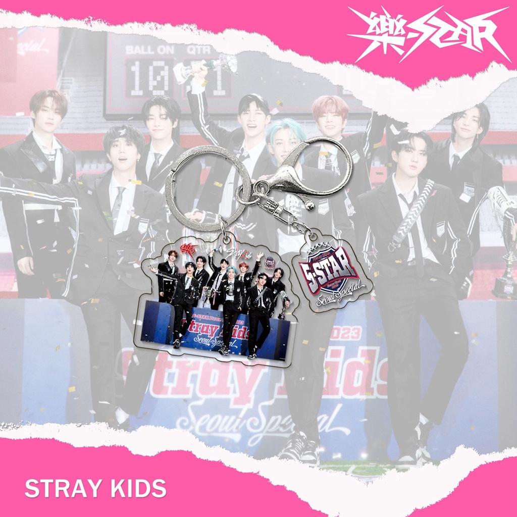 Album Mới Của Nhóm Nhạc kpop stray kids  Móc Khóa hwang hyun chen peripheral Bằng acrylic Quyến Rũ