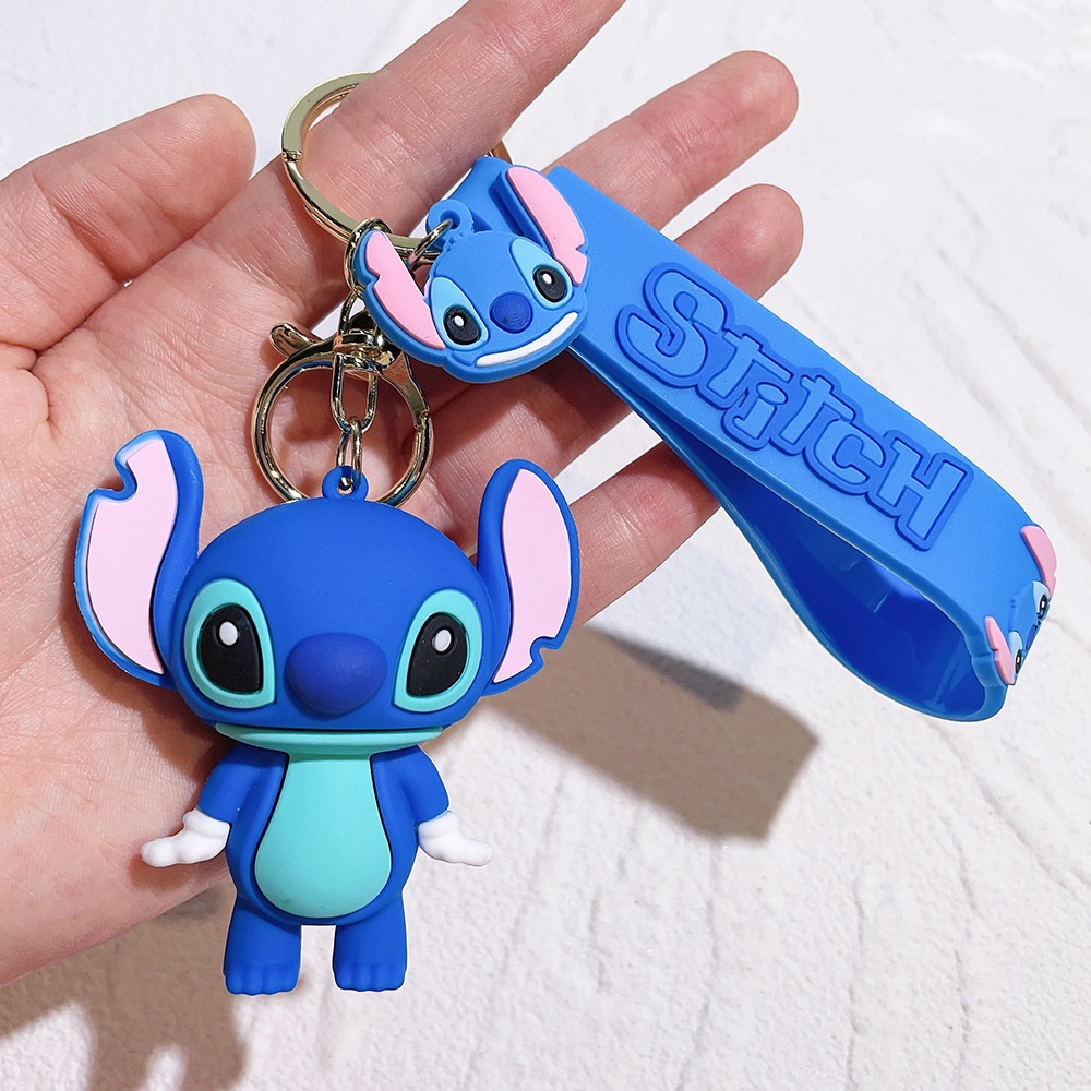 Móc Khóa Hình Chú Chuột mickey minnie stitch Dễ Thương