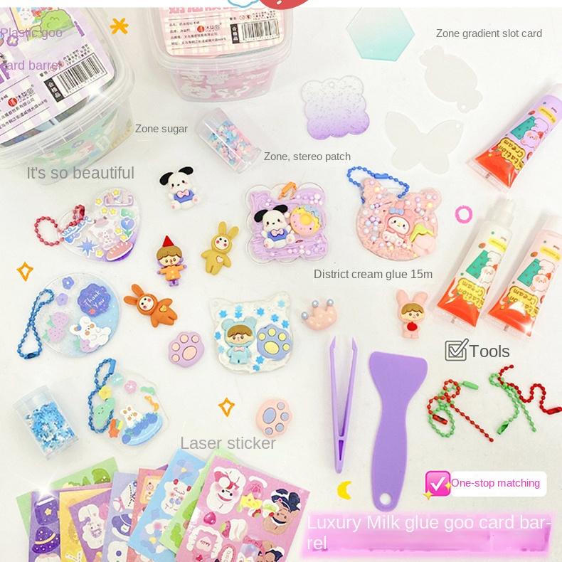 Mmluck ticker Nguyên Liệu Keo Dán Hộp Quà Sinh Nhật Thủ Công diy Nhiều Màu Sắc Đáng Yêu