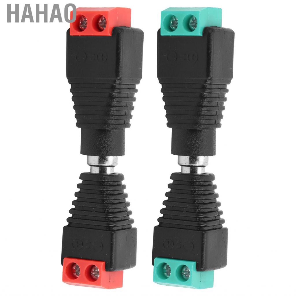 Hahao 5.5x2.1mm DC Power Connector No welding Male Female Adapters for converter