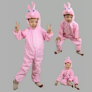   Hỏa Tốc  Bộ Đồ Hoá Trang Con Thỏ Hồng Cho Trẻ Em và Người Lớn trang phục hóa trang các con thú 12 con giáp 