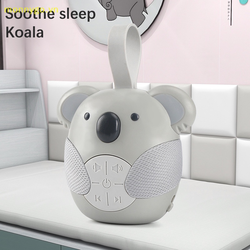 Monnygo Máy Tạo Tiếng Ồn Trắng Hình Gấu koala Hoạt Hình Giúp Bé Ngủ Ngon Và Thư Giãn Được