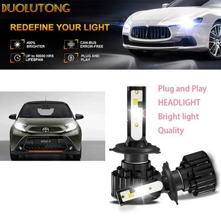 2 bóng đèn led trắng 6000k z3 nw bộ đèn pha dành cho xe toyota aygo b1 2005-2014