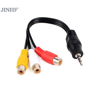 Dây Cáp Âm Thanh 28cm 3.5mm jack av male Sang 3rca female