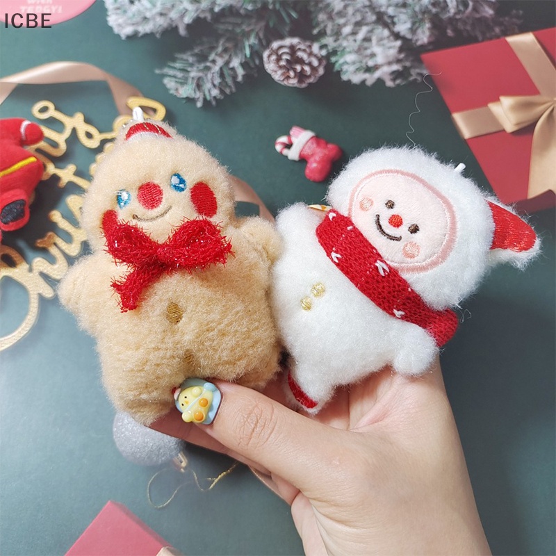Ic Móc Khóa Hình Búp Bê Ông Già Noel Bánh Mì Gừng Bông Mềm Mại Trang Trí Ba Lô / Ô Tô vn