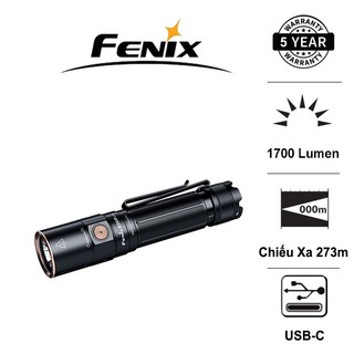 Đèn pin fenix e28r v2.0 nhỏ gọn sáng 1700 lumen chiếu xa 273m pin sạc 18650 3400mah đuôi nam châm