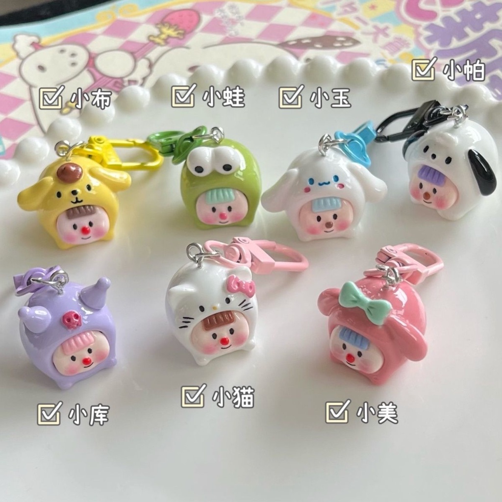 Dễ Thương Móc Khóa Hình sanrio Đáng Yêu