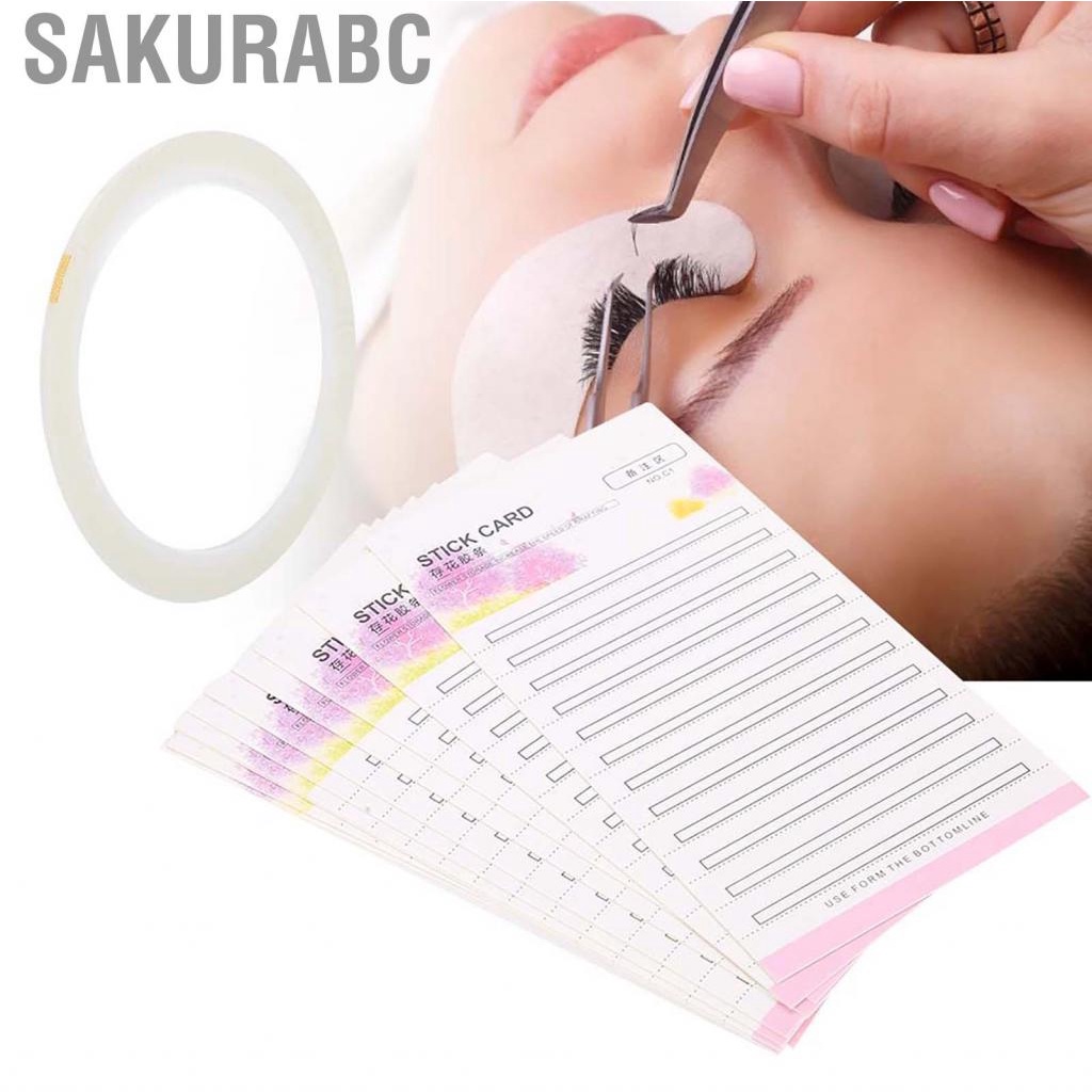 Sakurabc Eyelash Storage Container  Extension Card Helpful Extendable High-quality Travel for Beginners Lash Lovers Designers Stylist