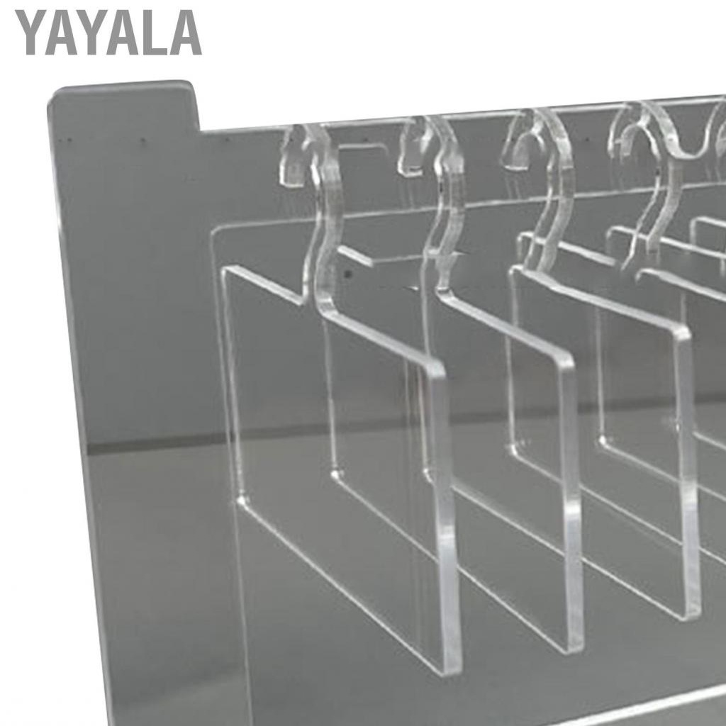 Yayala Hangers Nail Display  Hanger 10pcs Acrylic Hanging for Organizer