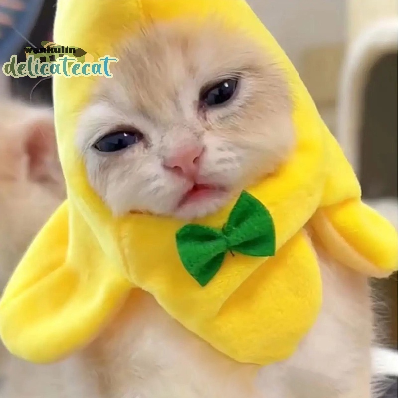 Quả Chuối Nhồi Bông Sáng Tạo Dễ Thương Dành Cho Mèo Cưng