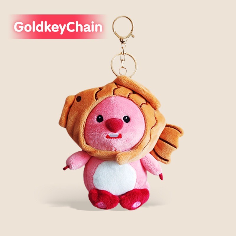 Dễ Thương Móc Khóa Hình Búp Bê Nhồi Bông yaki sanrio Đáng Yêu