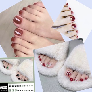 Set 24 Miếng Dán Trang Trí Móng Chân Chất Lượng Cao