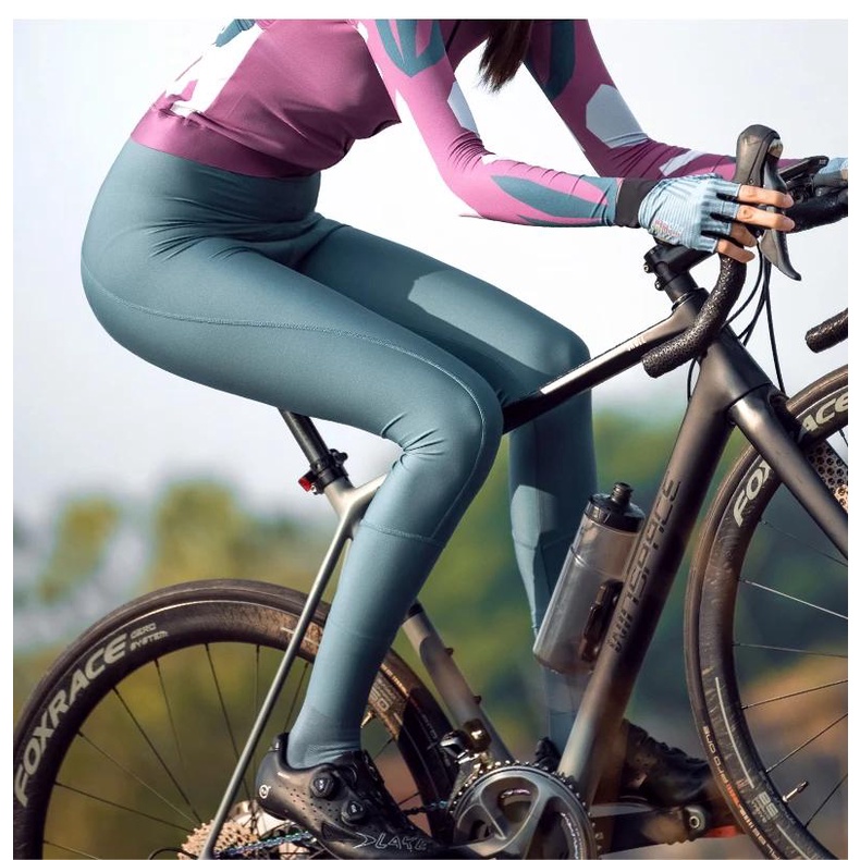 Lameda Quần Dài Lưng Cao Dáng Ôm Co Giãn Thời Trang Xuân Hè Thu Dành Cho Nữ Đi Xe Đạp Địa Hình mtb