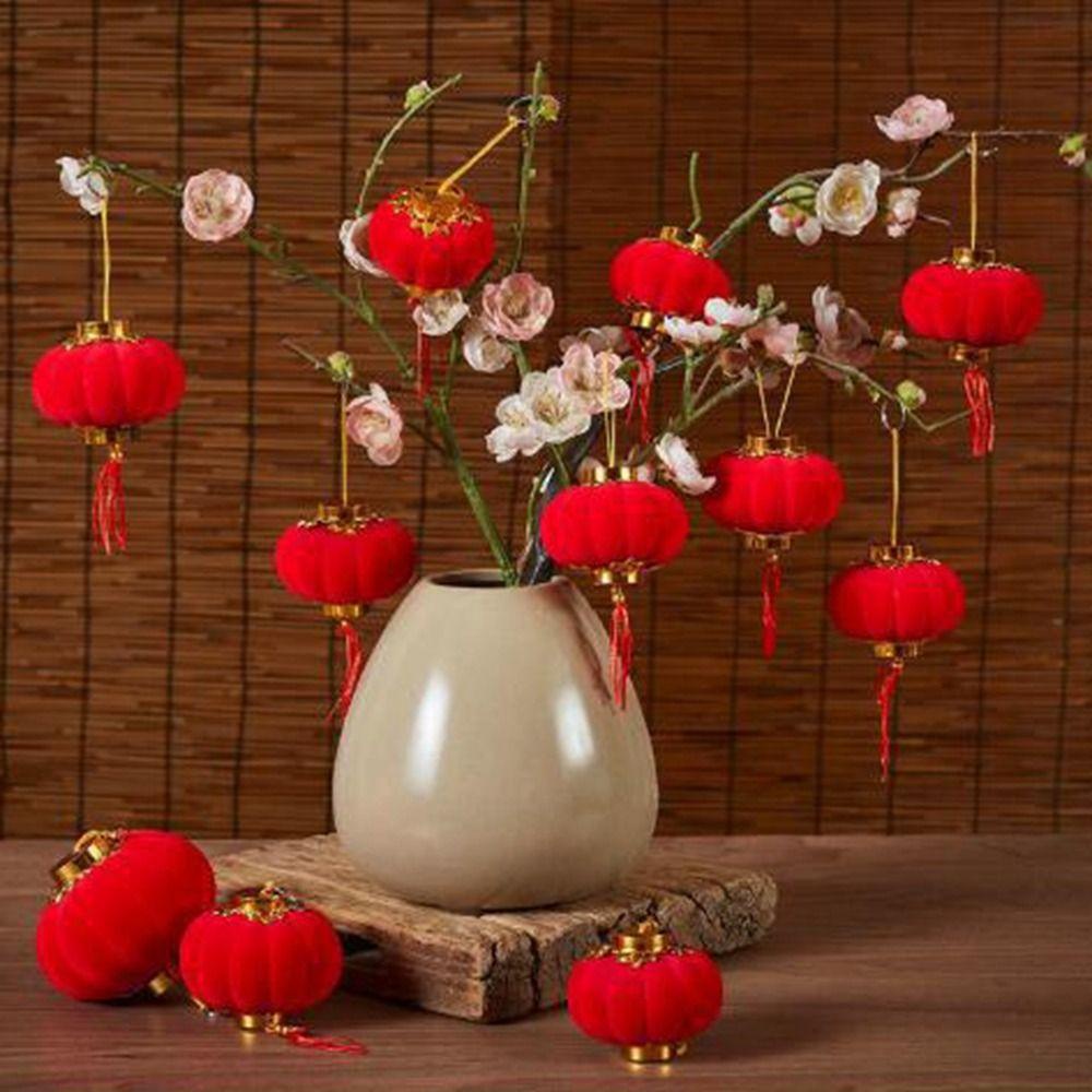 Set 6 / 25 / 30 Lồng Đèn Treo Trang Trí Thủ Công Phong Cách Trung Hoa