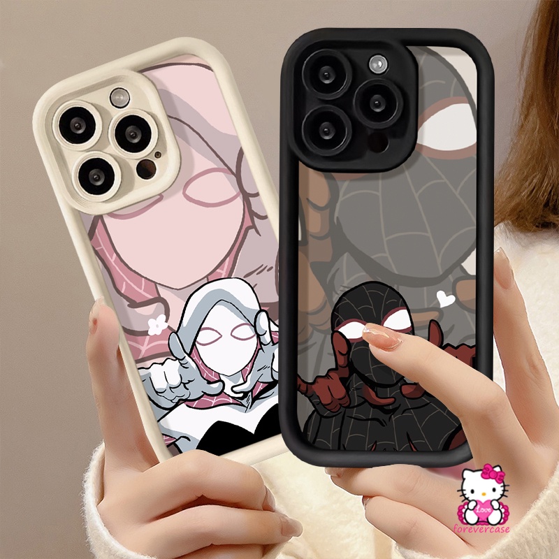 Dễ Thương Ốp Điện Thoại Mềm Hình Người Nhện Cho realme c35 c53 c55 c51 c25y c15 c25 c20a c21y c33 c31 c17 c30 c12 c11 c21 8i 7i 11 5i 9i 6i 5s c20 Bộ Đồ Chơi Bảo Vệ An Toàn Cho Bé