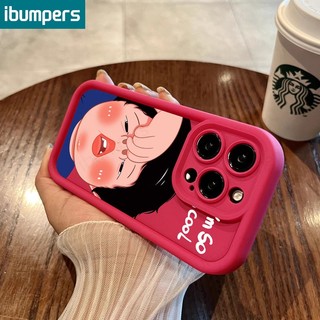 ibumpers Ốp Lưng Iphone Cute Bé Trai Bé Gái Hình Couple Ốp Điện Thoại Hoa Hồng Silicon Dẻo Chống Sốc Cho iphone 15 14 12 13 11 Pro Max IP 7 8 Plus Iphon X Xs XR Xs Max