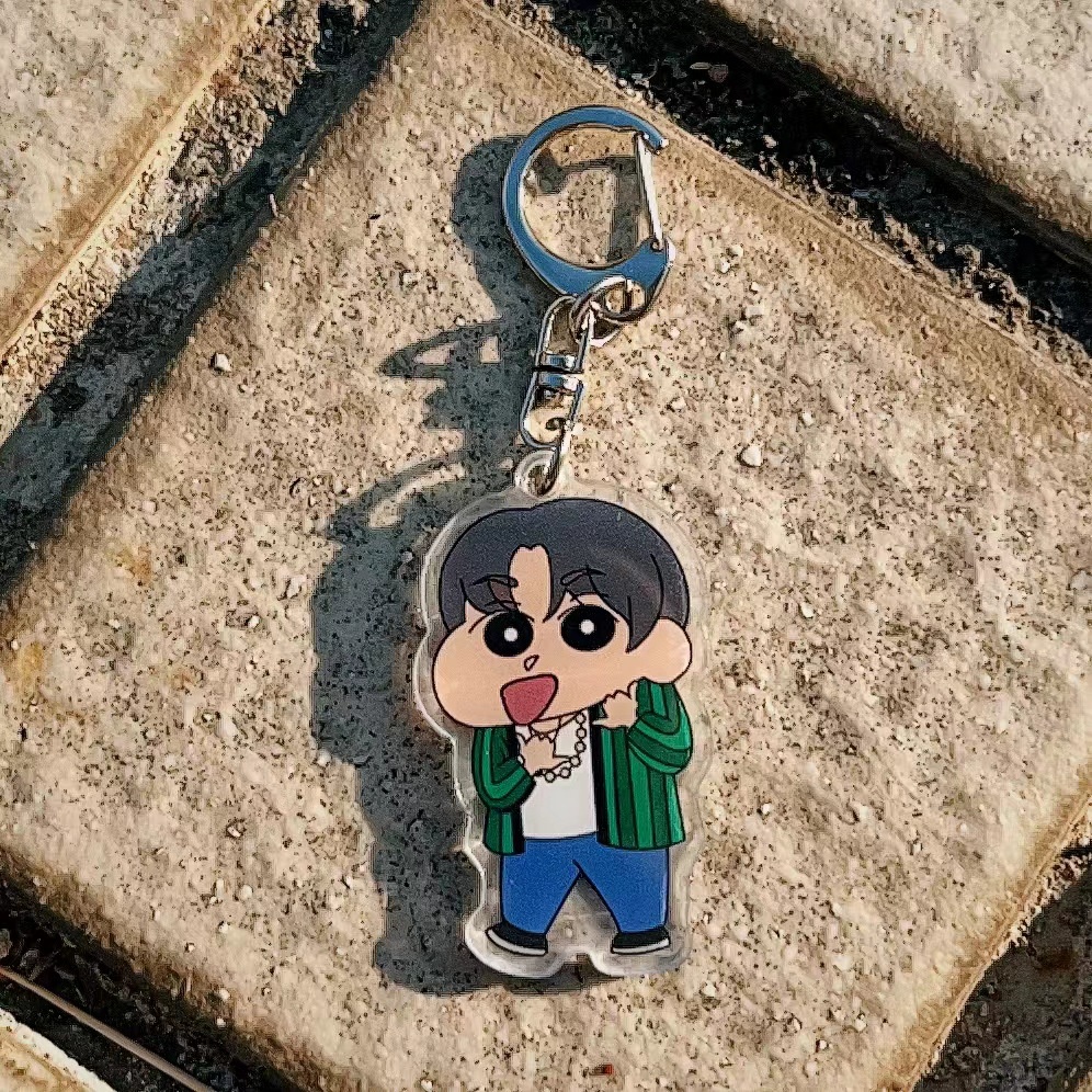 Móc Khóa acrylic Hai Mặt kpop txt