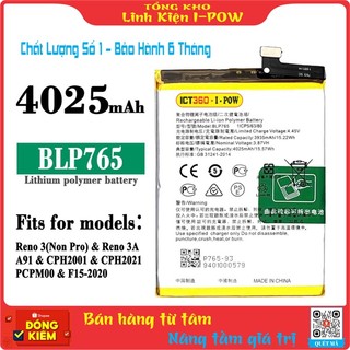 Pin blp765 , pin điện thoại oppo reno3 / reno 3 4g/a91/reno 3a/f15-2020