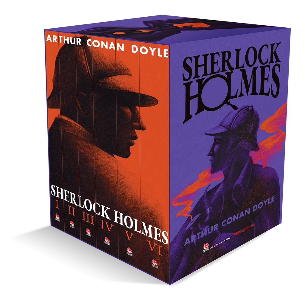 Sách Boxset Sherlock Holmes  - Tặng Kèm 6 Postcard