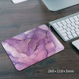 Colorful Marble Printed Gaming Mouse Pad[21CM*26CM]Exquisite Pattern Small Office Game Mouse Pad ZKEL
