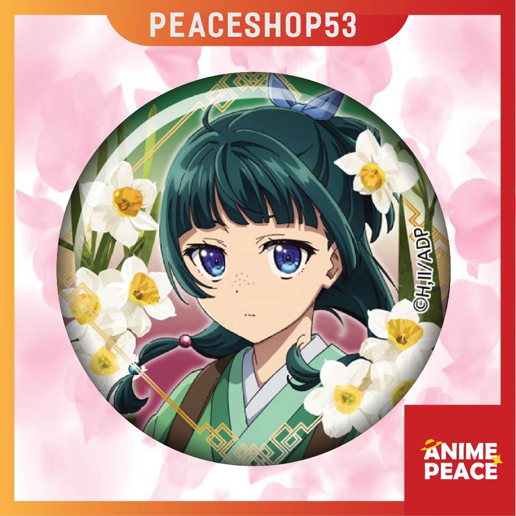 Huy hiệu Dược Sư Tự Sự Phụ Kiện Anime Manga Game Kusuriya no hitorigoto HH63