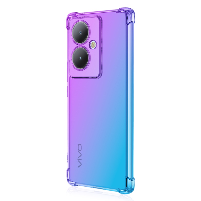 Ôp Điện Thoại tpu Dẻo Trong Suốt Hai Màu Độc Đáo Cho vivo y78 plus v29 lite y36 4g y200 x100 pro 5g s17e Vỏ
